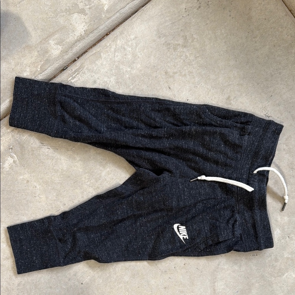 Nike Black Sweatpants with Elastic Waistband